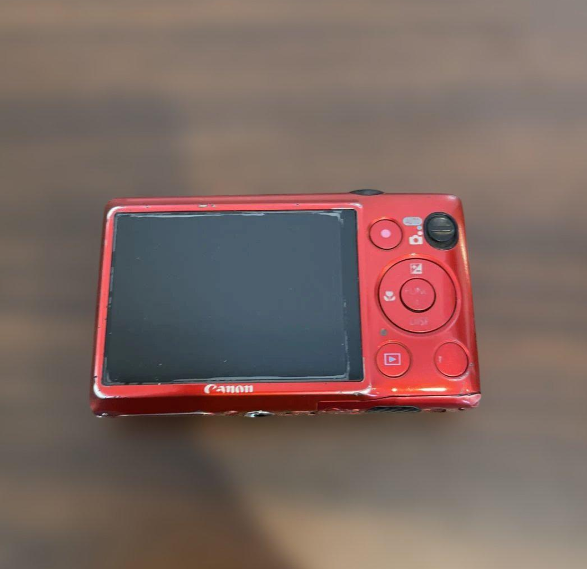 Canon IXY 410F/PowerShot ELPH 300 HS/IXUS 220 HS Red w/Battery