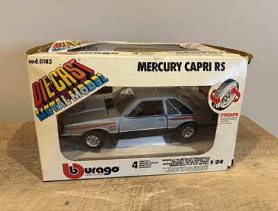 Bburago 1:24 Mercury Capri RS Gray Diecast READ BELOW