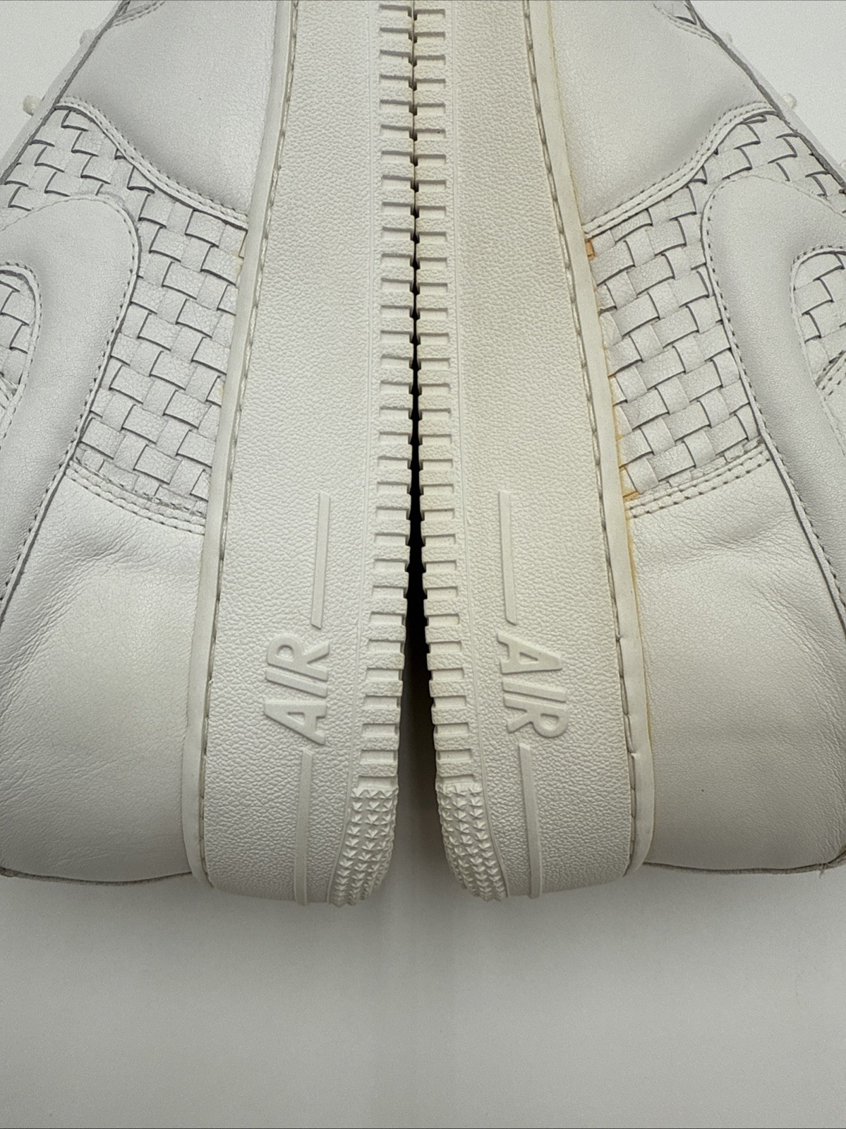 Nike Air Force 1 Lux White Italian Leather 2007 Size 10.5 Brand New 309238-111 image 9