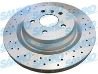 Samko 2X Bremsscheibe Hinten BelüFtet FüR Mercedes-Benz M-Klasse 166 W166 Gle
