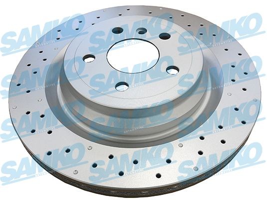 Samko 2X Bremsscheibe Hinten BelüFtet FüR Mercedes-Benz M-Klasse 166 W166 Gle-image