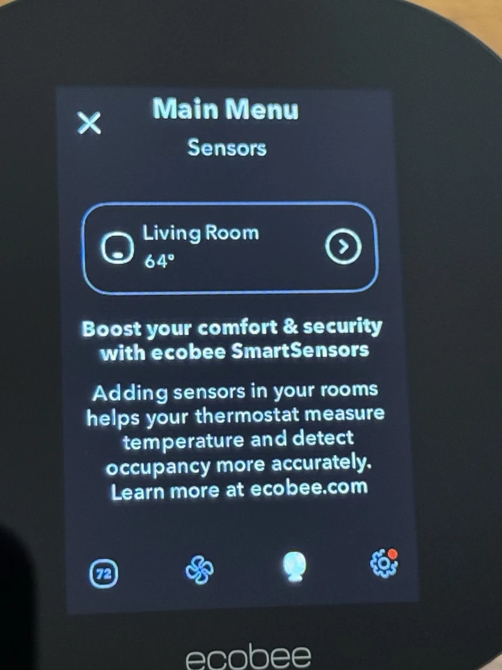 1-(used) ECOBEE  WiFi Thermostat - Image 4 of 4