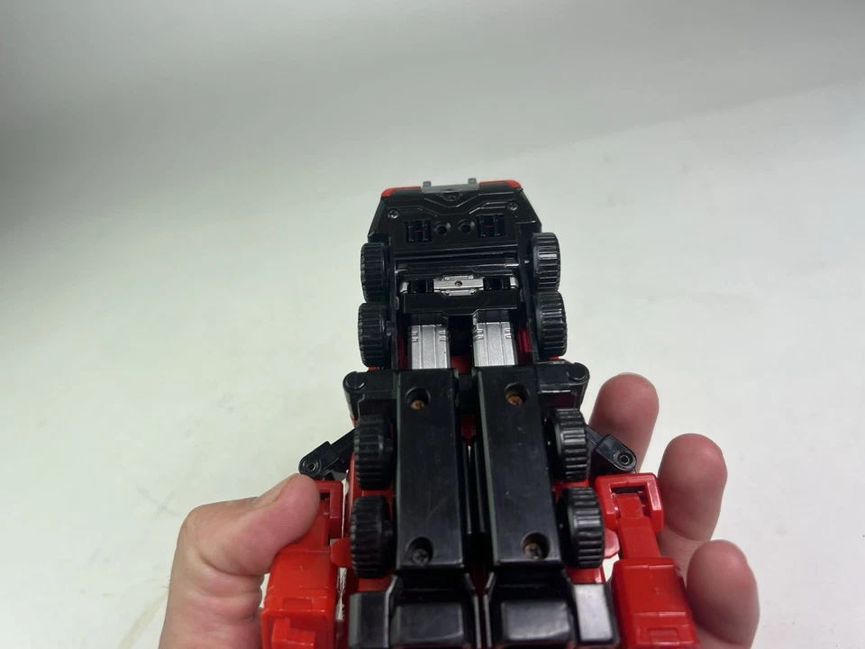 1997 Power Rangers красный #1 пожарная машина Turbo Megazord Deluxe спасательный автомобиль - Изображение 4 из 4