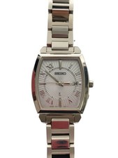 SEIKO Solar wristwatch Analog Stainless SLV SLV SS 1B 32 0AV0 From Japan