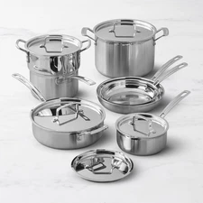 Cuisinart Multiclad Pro Tri-Ply Stainless Steel 12-Piece Cookware Set