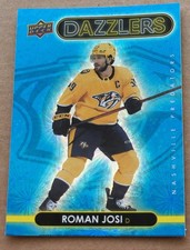 2021-22 Upper Deck Roman Josi Blue Dazzlers #DZ-121 Nashville Predators