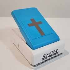 Creative Memories Christ Christian Jesus Cross Decorative Punch 1 3/4" x 1 1/4"