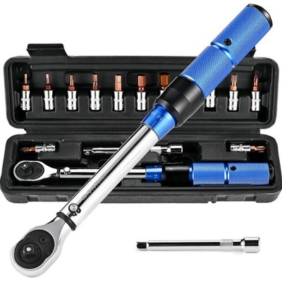 Drehmomentschlüssel Fahrrad Set 2-24 Nm 1/4 Ziffern Ratchet Bits Schraubendreher