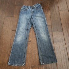 Childrens Place Girls 7 Bootcut Jeans Medium Wash Stretch Denim Pants