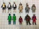 Vintage Kenner Star Wars Figure Lot. Greedo, Snaggle, Tooth, Ewoks, Scout