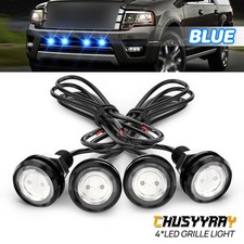 Universal Blue Eagle Eye Led Fog Drl Daytime Running Light For Car Motorcycle