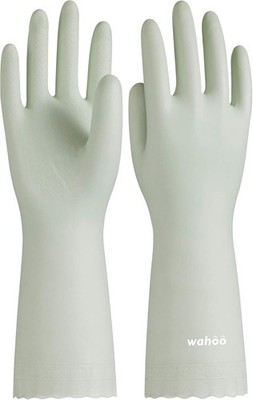 Skin-Friendly Kitchen Cleaning Gloves, Reusable Non-Slip, Medium Size