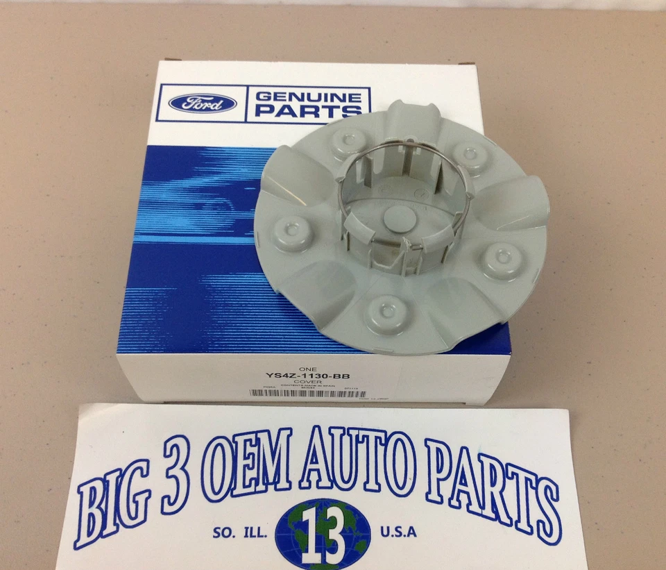 Tapacubos Ford Focus 2000-2004 15" rueda plateada 5 3/4" diámetro OEM YS4Z-1130-BB Foto 2 de 2