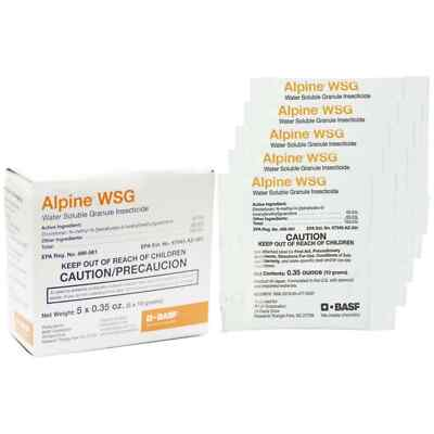 #ad 5 Pouches x 10 Gram Packet Alpine WSG Water Soluble Insecticide Kill Ant Roach $34.95