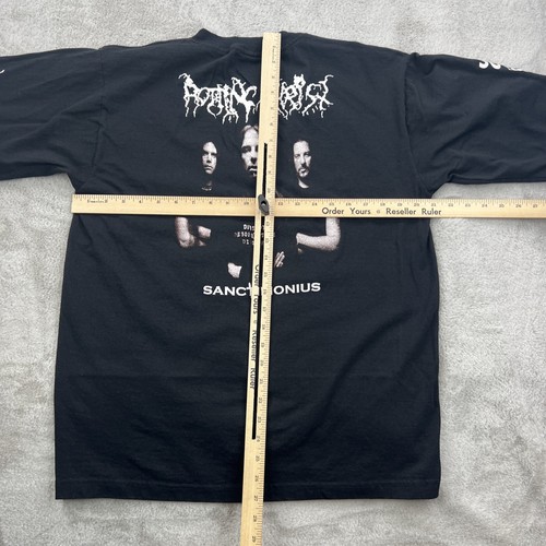 Vintage Rotting Christ Hemd Herren Large schwarz Y2K Metal Rock Band Musik Tour Konzert - Bild 5 von 17