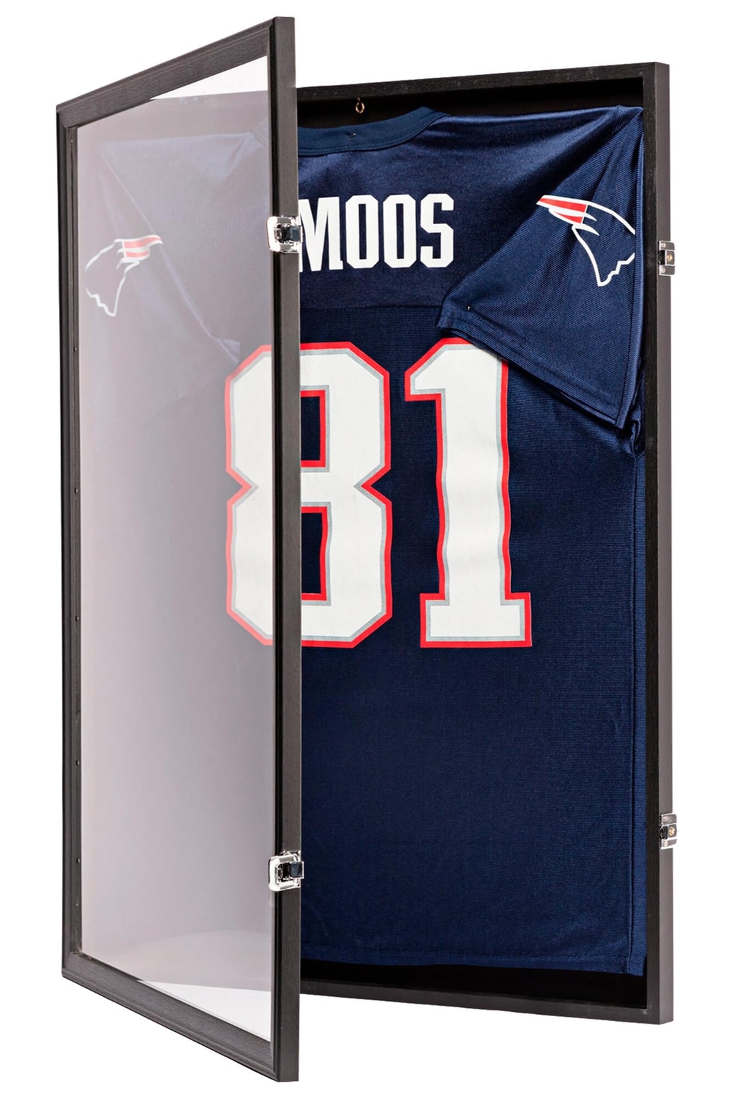 Football Jersey Frame Display Case â€“ Strong MDF Wood Jersey Display Frame-image