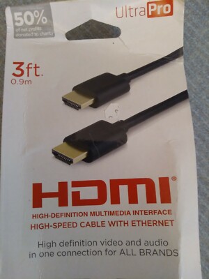 4K HDMI to HDMI Cable HDR HDMI Cord UHD 3D Ethernet