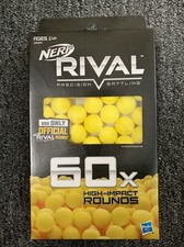 NERF Rival Precision Battling 60x High Impact Rounds Yellow 60 CT NEW
