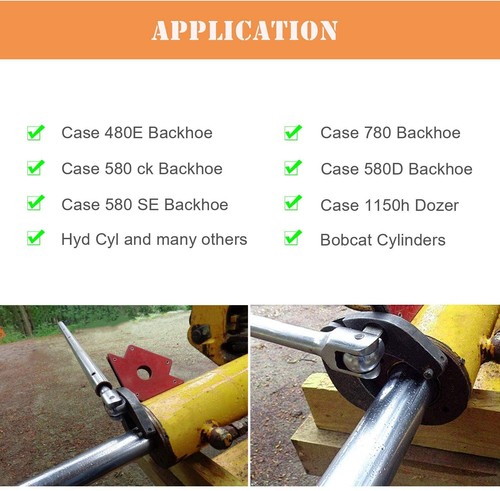 1266 Adjustable Gland Nut Wrench For Case 480E/580/580D/580SE/580 ck/180 Backhoe - Picture 3 of 14