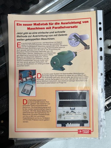 FixturLaser Kardan-Satz (f. Ausrichtung von Gelenkwellen gekoppelten Maschinen) - Picture 5 of 8