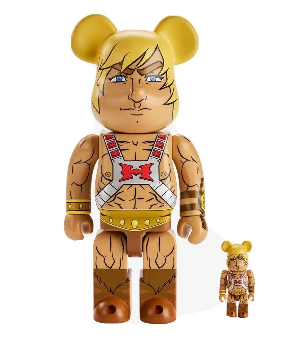 Masters of the Universe He-man BE@RBRICK 100% 400% FIGURE | eBay