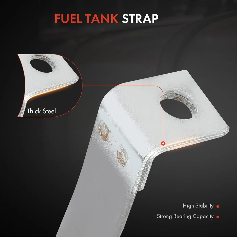2x correas de acero para tanque de combustible para Chevrolet El Camino GMC Caballero 1978 1979-1987 Foto 4 de 4