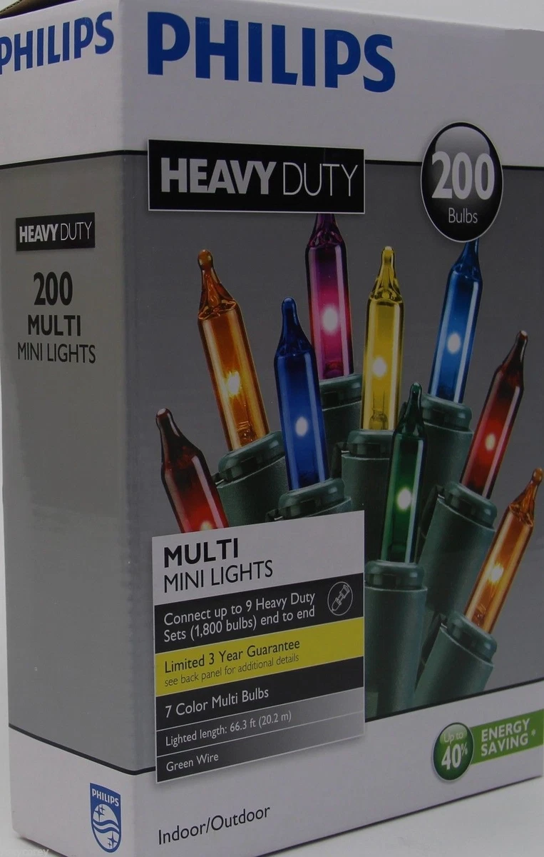 Philips heavy duty 2025 200 mini lights