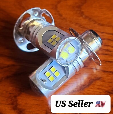 MHK 6V LED Headlight Bulbs (2-Pack) – Fits Vintage Harley-Davidson 67750-35 / 4825-35