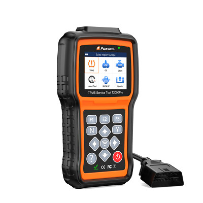 Foxwell Tire Pressure Gauge TPMS Sensor Tool & Relearn Function for Cars
