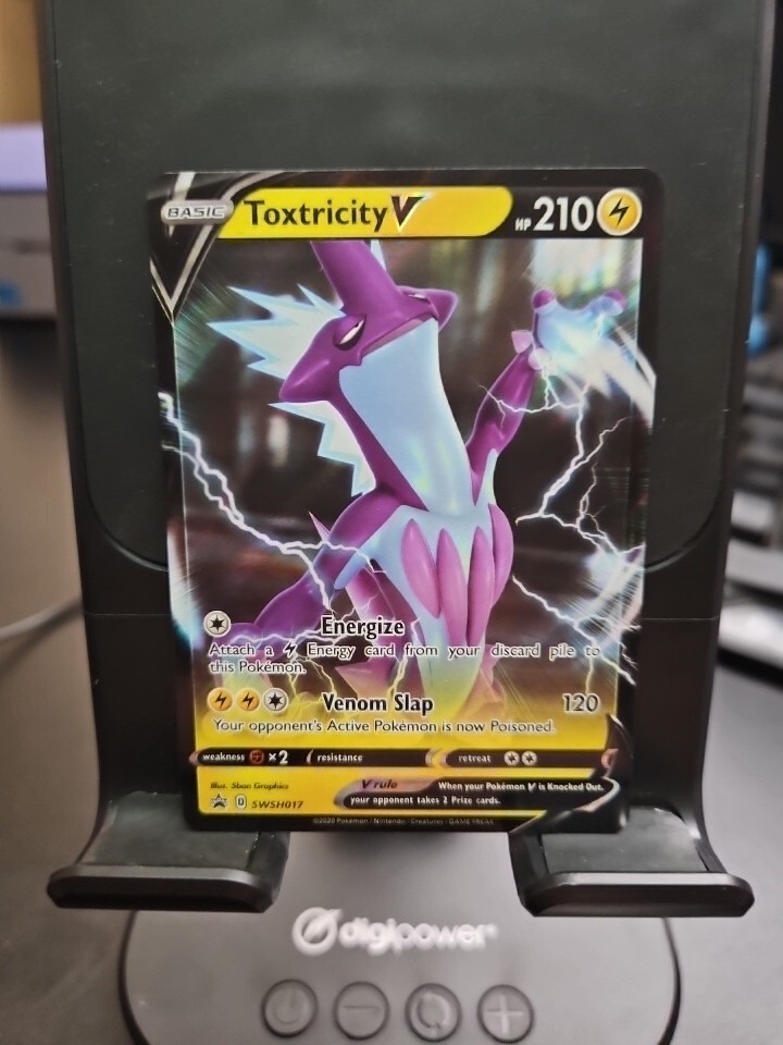 Toxtricity V - SWSH017 - Pokemon Promo Ultra Rare Card NM Sku362