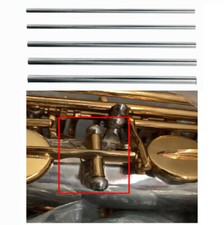 Saxophone Flute Clarinet Repair Tools Kit Parts - for Side Key Rod Dent Repair