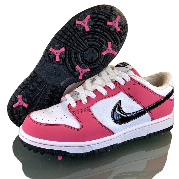 Nike Dunk NG Women s Golf Shoes White Spark Pink Size 8.5 483907 101 RARE