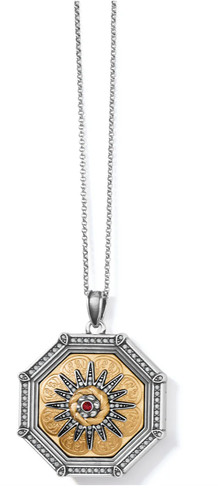Brighton Dynasty Convertible Locket Necklace Style JM6033 MSRP $168 NWT