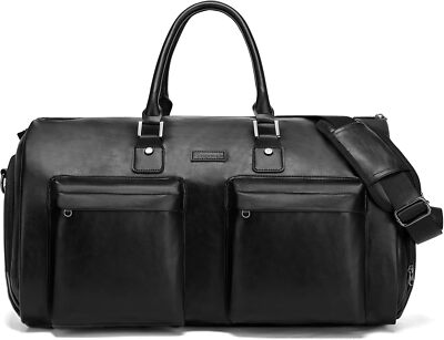 Leather clothing travel bag, handheld suit travel bag, travel men's clothin