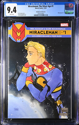 Miracleman The Silver Age 1 Variante 1:200 Momoko CGC 9.4 Marvel, 2022, UK Seller