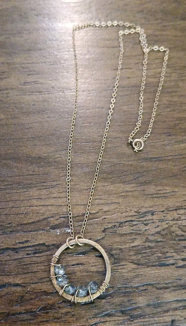 14k gf DREAMCATCHER NECKLACE 1/20 14K