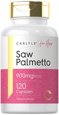 Saw Palmetto For Women 900mg  120 Capsules  Full Spectrum Complex  by Carlyle