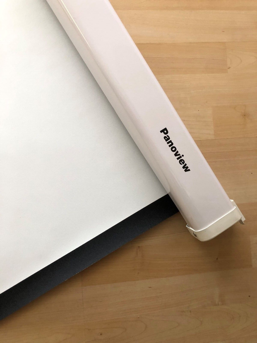 PANOVIEW Projection Screen Pull Down Manual White 84