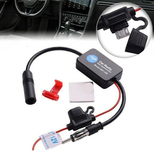 Car Stereo FM&AM Radio Signal Antenna Aerial Signal Amp AU Amplifier 12V V6K3 - Picture 5 of 13