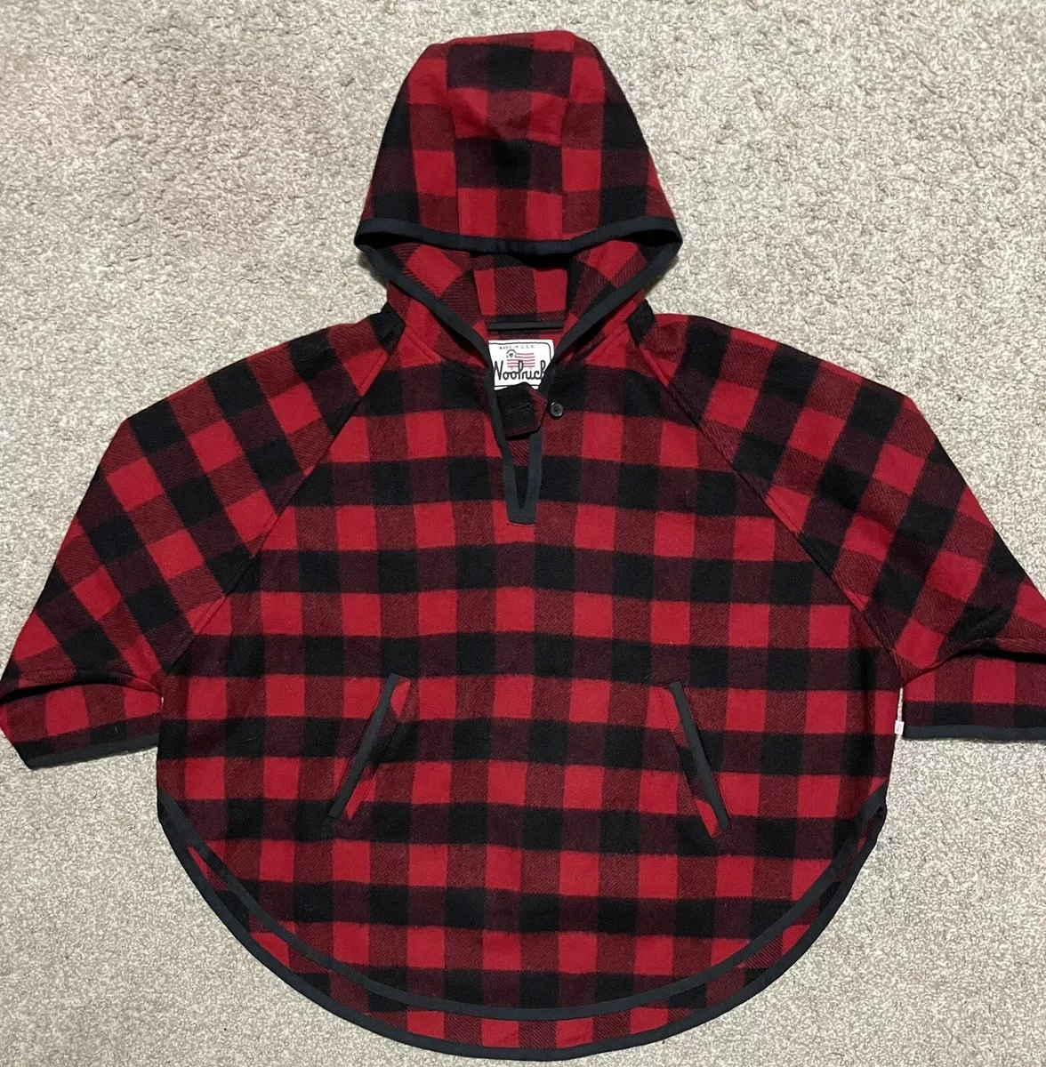 Buffalo check top pullover women's