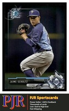 2017 Bowman #BCP133 Jaime Schultz Tampa Bay Rays Chrome Prospects