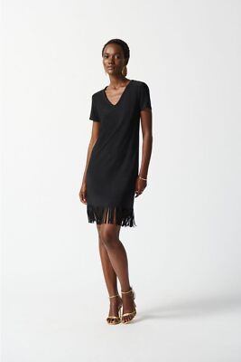 fringe t shirt dress Rodeo Classics Fringed Oversized Tee Dress S