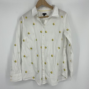 talbots white blouse