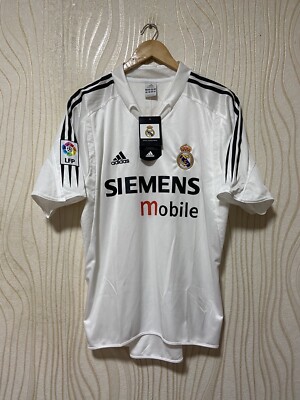 REAL MADRID 2004 2005 HOME FOOTBALL SHIRT SOCCER JERSEY ADIDAS sz