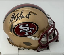 San Fran 49ers GARRISON HEARST Signed Speed Mini Helmet AUTO - JSA