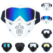 Winter Snow Sports Goggles Ski Snowboard Snowmobile Face Mask Shield ATV Eyewear