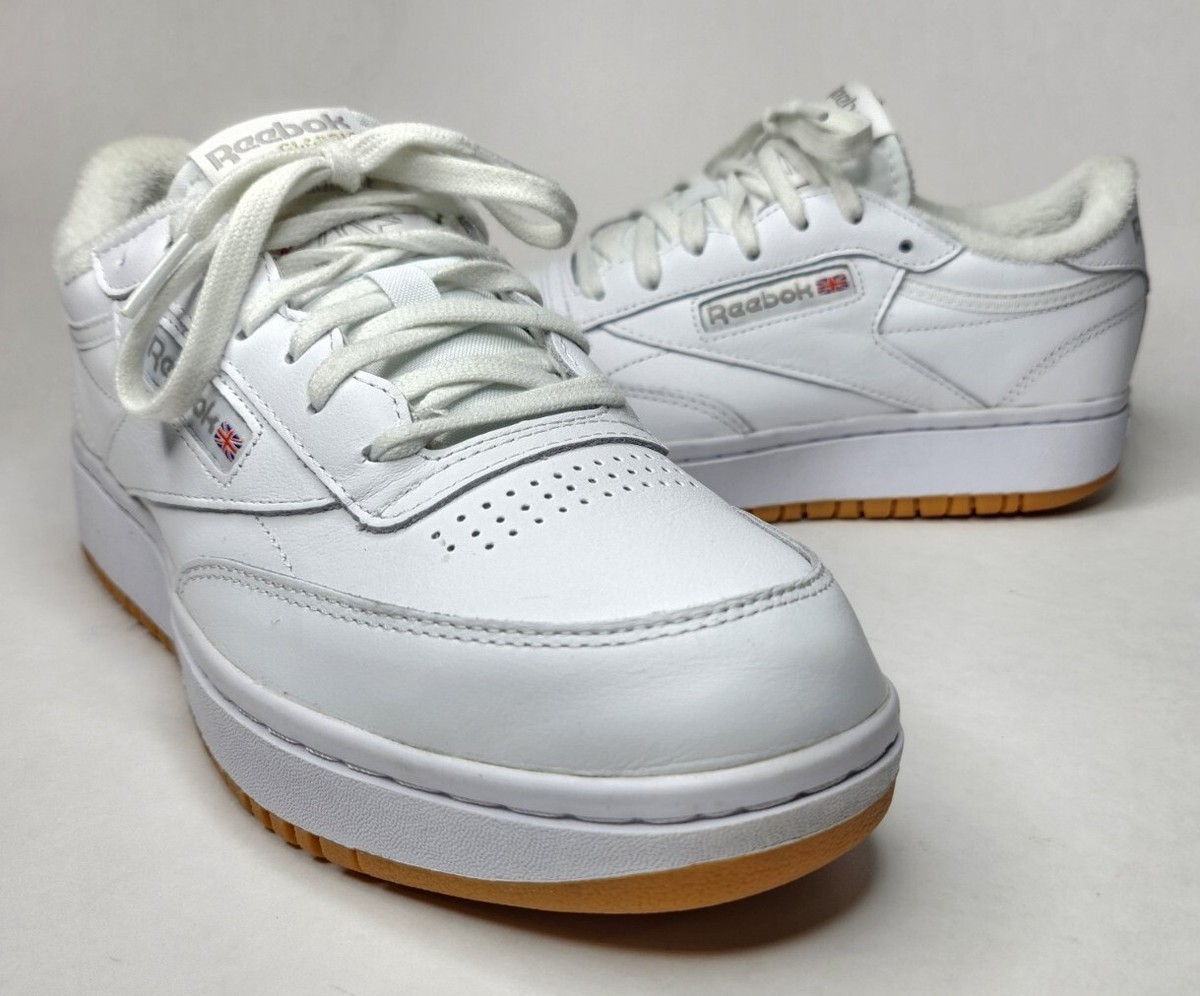 Reebok Club C Double FV5658 White Casual Shoes Sneakers Women's