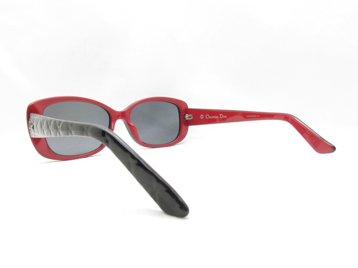 CHRISTIAN DIOR LADYINDIOR2 BLACK+ RED BUTTERFLY EYEGLASSES
