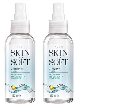 Avon Skin So Soft Dry Oil Spray 150ml Locks in Moisture Formulated with Jojoba - Picture 9 of 13
