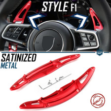 LEVE Cambio al Volante PER PORSCHE Macan 13> Palette Rosse Cambio Sequenziale